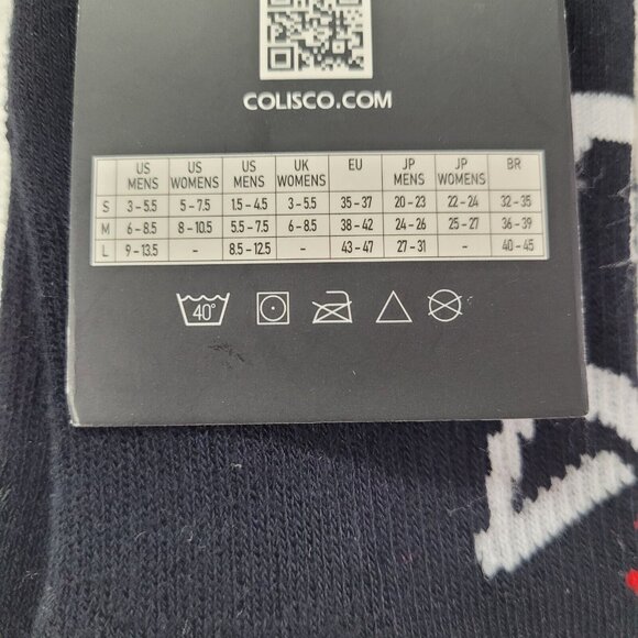 Colisco Sock Stand Up Paddle Board Black Graphic Bamboo OS Hiking New - Picture 3 of 8